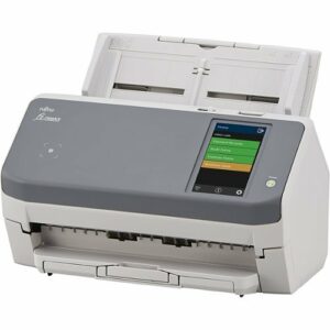 Fujitsu - Fi 7300NX Wireless Document Duplex Scanner with Touchscreen - Gray/White