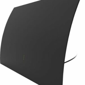 Mohu - Arc Pro Indoor Amplified HDTV Antenna 60-Mile Range - Black