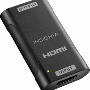 Insignia™ - HDMI Cable Repeater with 4K and HDR Support - Black