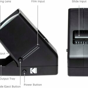 Kodak - 35mm Slides & Film Negatives - Battery Operation, 3X Magnification, LED Lighted Viewing - Black