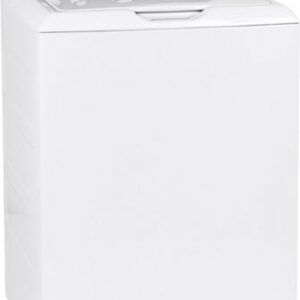 GE - 4.6 Cu. Ft.  Top Load Washer - White on White/Silver