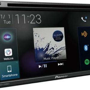 Pioneer - 6.8" Android Auto™ and Apple CarPlay® Bluetooth® Digital Media (DM) Receiver - Black