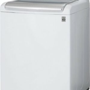 LG - 5.5 Cu. Ft. High-Efficiency Smart Top Load Washer with TurboWash3D Technology - White