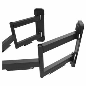 Kanto - Full-Motion Corner TV Wall Mount for Most 37" - 70" TVs - Black