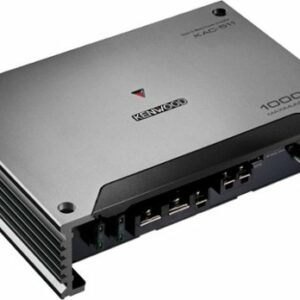 Kenwood - Class D Digital Mono Amplifier with Variable Low-Pass Crossover - Black