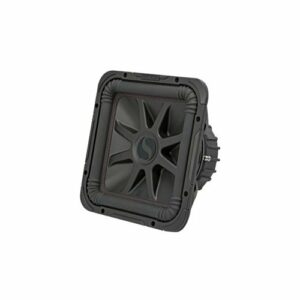 KICKER - L7R 12" Dual-Voice-Coil 4-Ohm Subwoofer - Black