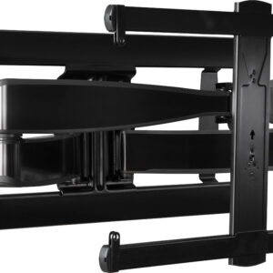 SANUS Elite - Advanced Full-Motion TV Wall Mount for Most 42"-90" TVs up to 125 lbs - Tilts, Swivels, and Extends up to 28" From Wall - Black Brushed Metal