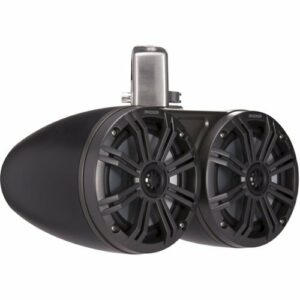 KICKER - 6-1/2" 2-Way Marine Speakers with Polypropylene Cones (Pair) - Black