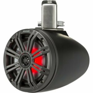 KICKER - 6-1/2" 2-Way Marine Speakers with Polypropylene Cones (Pair) - Black