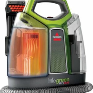 BISSELL - Little Green ProHeat Corded Handheld Deep Cleaner - Titanium With Chacha Lime Accents