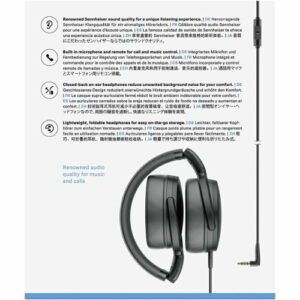 Sennheiser - HD 400S Wired Over-the-Ear Headphones - Black