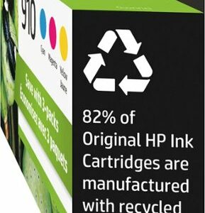 HP - 910 3-Pack Standard Capacity Ink Cartridges - Cyan/Magenta/Yellow