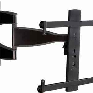 SANUS Elite - Advanced Full-Motion TV Wall Mount for Most 32"-55" TVs up to 55 lbs - Tilts, Swivels, and Extends up to 20" From Wall - Black Brushed Metal