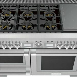 Thermador - ProGrand 6.5 Cu. Ft. Freestanding Double Oven Dual Fuel LP Convection Range with Pro Steam - Stainless Steel