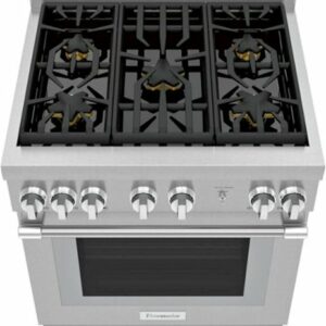 Thermador - ProHarmony 4.4 Cu. Ft. Freestanding Gas Convection Range with ExtraLow Select Burners - Stainless Steel