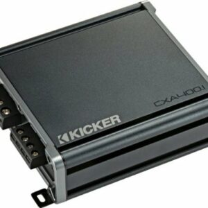 KICKER - CX 400W Class D Digital Mono Amplifier with Variable Low-Pass Crossover - Black