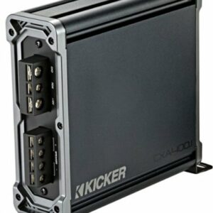 KICKER - CX 400W Class D Digital Mono Amplifier with Variable Low-Pass Crossover - Black