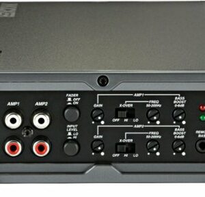 KICKER - CX 360W Class AB Bridgeable Multichannel Amplifier with Variable Crossovers - Black