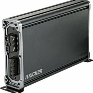 KICKER - CX 1200W Class D Digital Mono Amplifier with Variable Low-Pass Crossover - Black