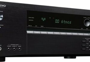 Onkyo - TX 5.2-Ch. with Dolby Atmos 4K Ultra HD HDR Compatible A/V Home Theater Receiver - Black