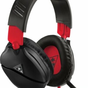 Turtle Beach - Recon 70 Wired Gaming Headset for Nintendo Switch, Xbox One, Xbox Series X|S, PS4, & PS5 - Black/Red