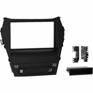 Metra - Dash Kit for Select 2017-2018 Hyundai Santa Fe Santa Fe DIN DDIN - Matte Black