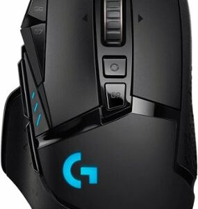 Logitech - G502 Lightspeed Wireless Optical Gaming Mouse with RGB Lighting - Black