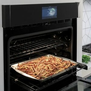 GE Profile - 30" Smart Built-In Double Electric Convection Wall Oven with Air Fry & Precision Cooking - Stainless Steel