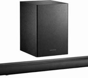 Insignia™ - 2.1-Channel Soundbar with Wireless Subwoofer - Black