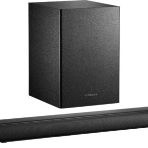 Insignia™ - 2.1-Channel Soundbar with Wireless Subwoofer - Black