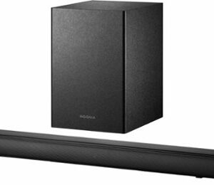 Insignia™ - 2.1-Channel Soundbar with Wireless Subwoofer - Black