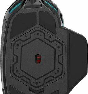 CORSAIR - Nightsword RGB Tunable FPS/MOBA Wired Optical Gaming Mouse with Adjustable Weights - Black