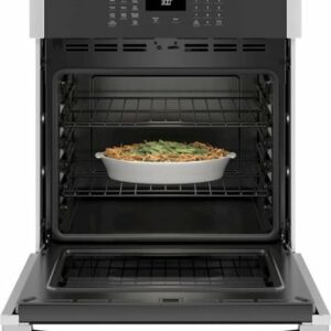 GE - 27" Built-In Single Electric Wall Oven - Stainless Steel