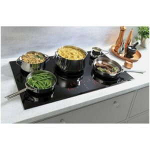 Café - 36" Electric Cooktop - Black