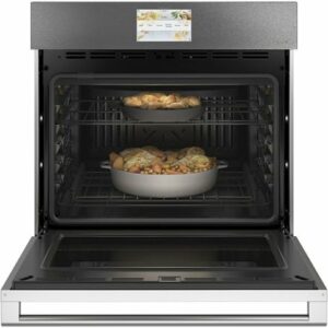 Café - 30" Built-In Single Electric Convection Wall Oven - Platinum Glass