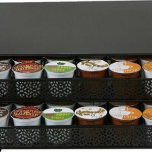 Mind Reader - 72 K-Cup Single Serve Coffee Pods Double Tray - Black