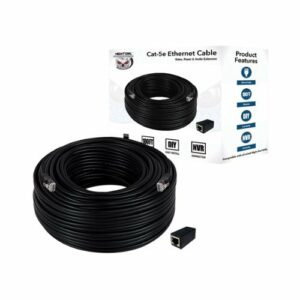 Night Owl - 100 ft. Cat-5e Ethernet Cable - Black