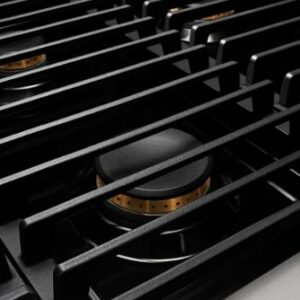 JennAir - NOIR 48" Built-In Gas Cooktop with Grill and Griddle - Stainless Steel