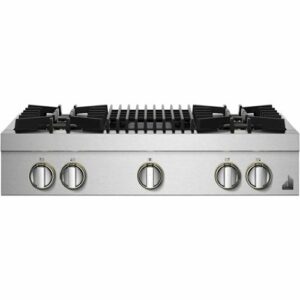 JennAir - RISE 36" Built-In Gas Cooktop - Stainless Steel