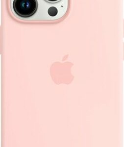 Apple - iPhone 13 Pro Silicone Case with MagSafe - Chalk Pink