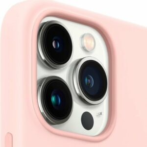 Apple - iPhone 13 Pro Silicone Case with MagSafe - Chalk Pink