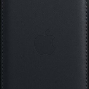 Apple - iPhone Leather Wallet with MagSafe - Midnight