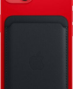 Apple - iPhone Leather Wallet with MagSafe - Midnight