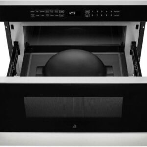 JennAir - NOIR 1.2 Cu. Ft. Built-in Microwave Drawer - Floating Black Glass