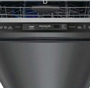 Frigidaire - Gallery 24" Top Control Tall Tub Built-In Dishwasher - Black Stainless Steel