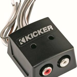 KICKER - Speaker wire-to-RCA Converter - Black