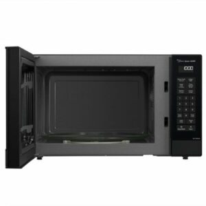 Panasonic - 1.2 Cu. Ft. 1200 Watt SN66KB Microwave with Inverter and Genius Sensor - Black