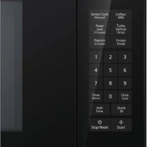 Panasonic - 1.2 Cu. Ft. 1200 Watt SN66KB Microwave with Inverter and Genius Sensor - Black