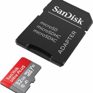 SanDisk - Ultra PLUS 32GB microSDHC UHS-I Memory Card