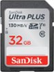 SanDisk - Ultra Plus 32GB SDHC UHS-I Memory Card